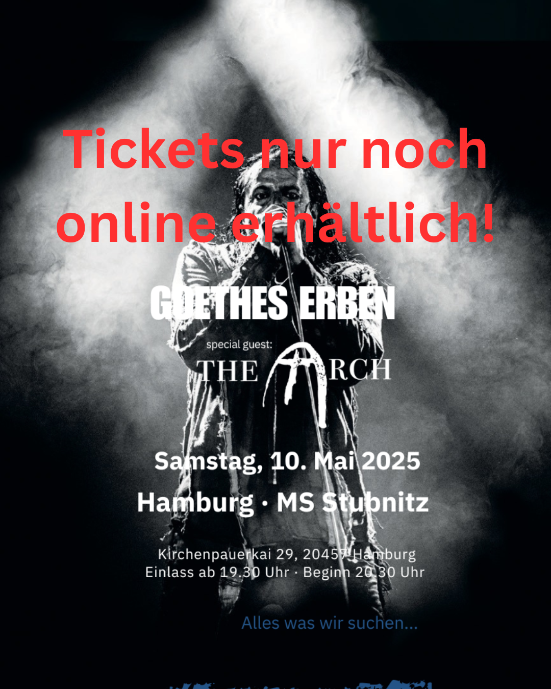Hardticket Goethes Erben LIVE in Hamburg am 10.05.2025