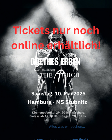 Hardticket Goethes Erben LIVE in Hamburg am 10.05.2025