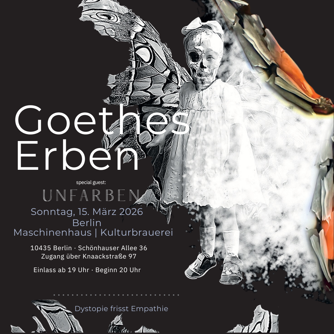 Hardticket Goethes Erben LIVE BERLIN / 15.03.2026