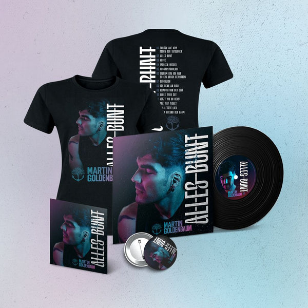 Martin Goldenbaum "Alles bunt" Vinyl + Shirt Bundle - VORVERKAUF