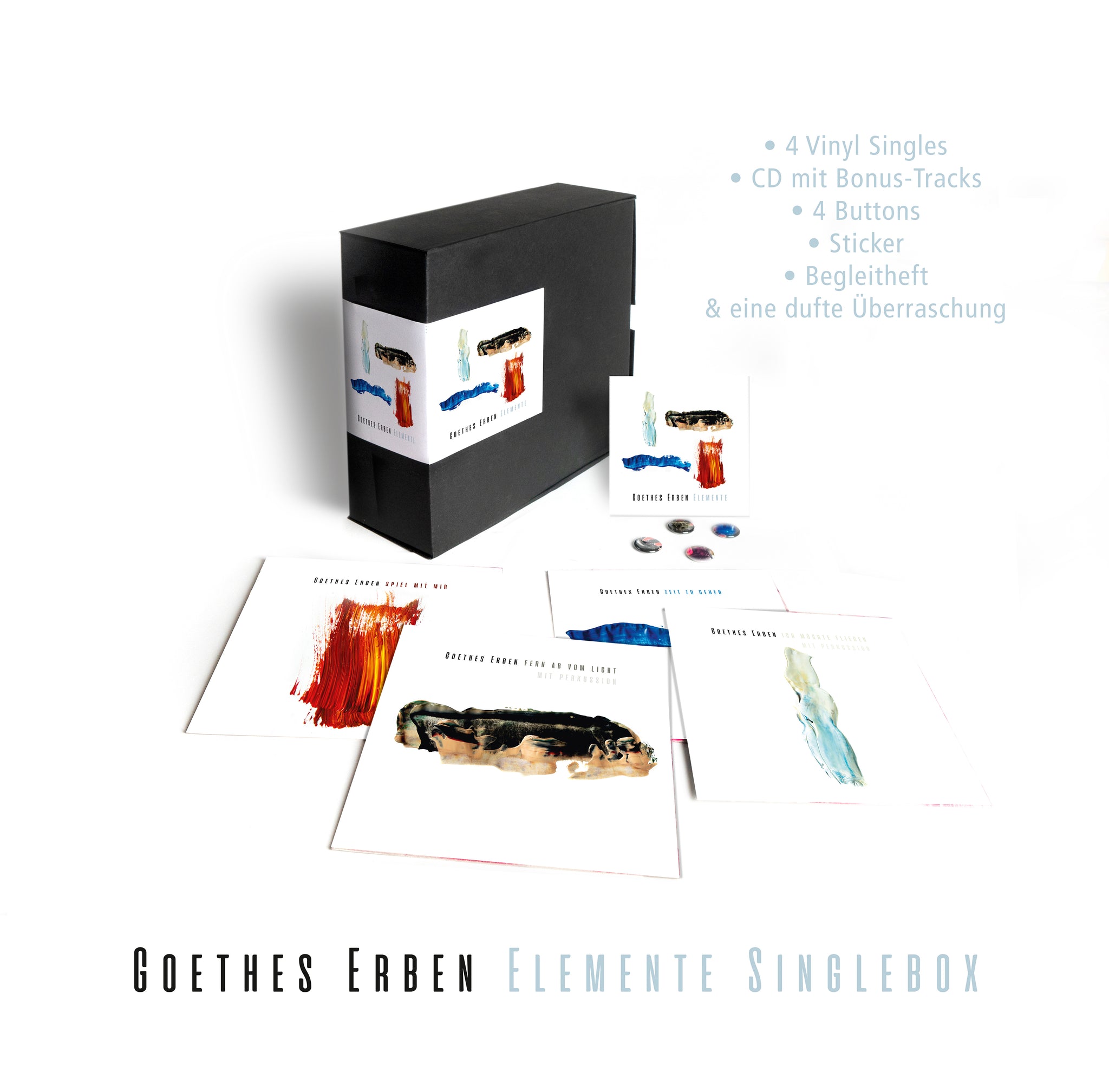 Goethes Erben 4-EP Vinyl-Box "Elemente"